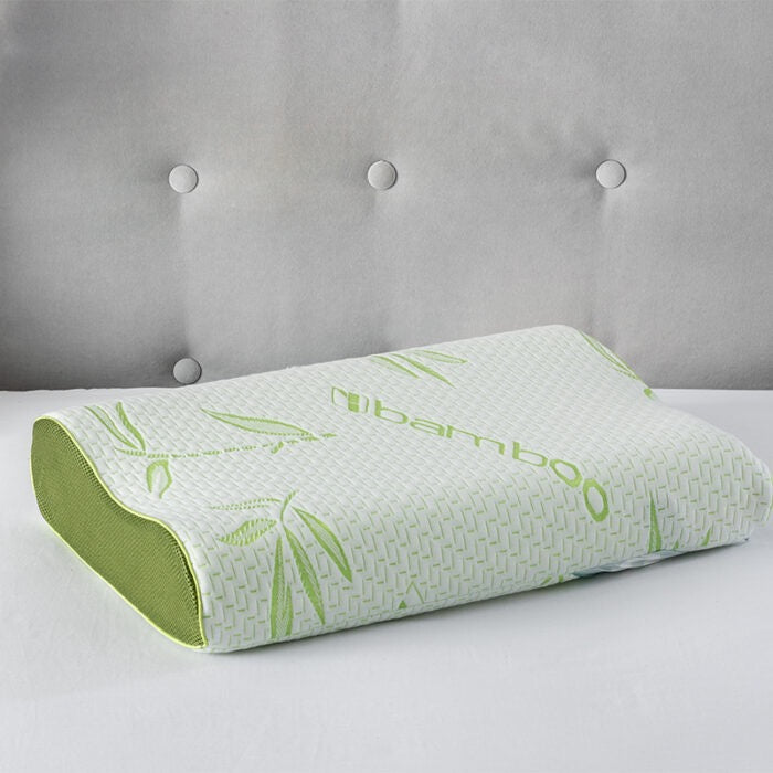 Bamboo Memory Foam Contour Pillow Small